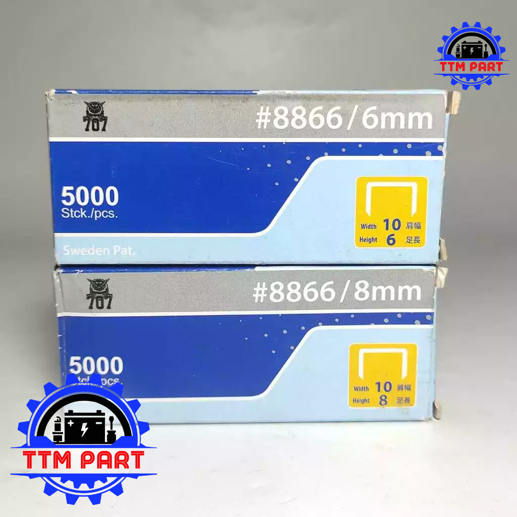 

ISI ULANG STAPLES 6 mm 8 mm TEMBAK REFILL STAPLE GUN TACKER JOK MOTOR STAPLER