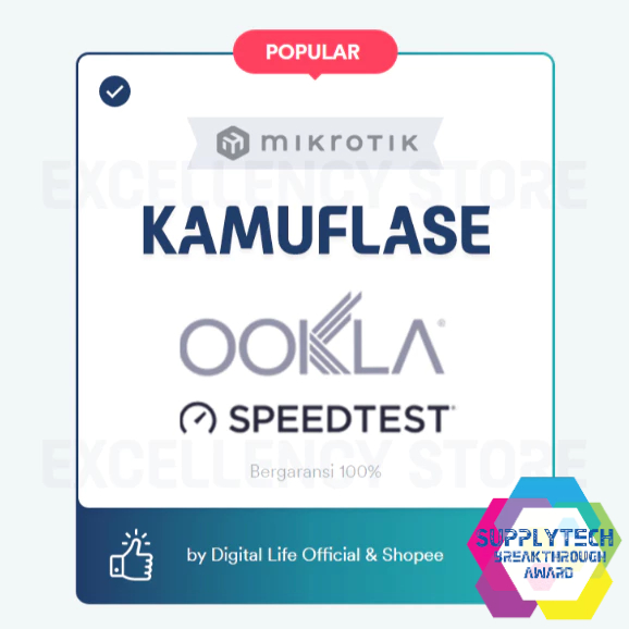 Kamuflase Speedtest Mikrotik (Efektif Mengubah Nama ISP Internet)