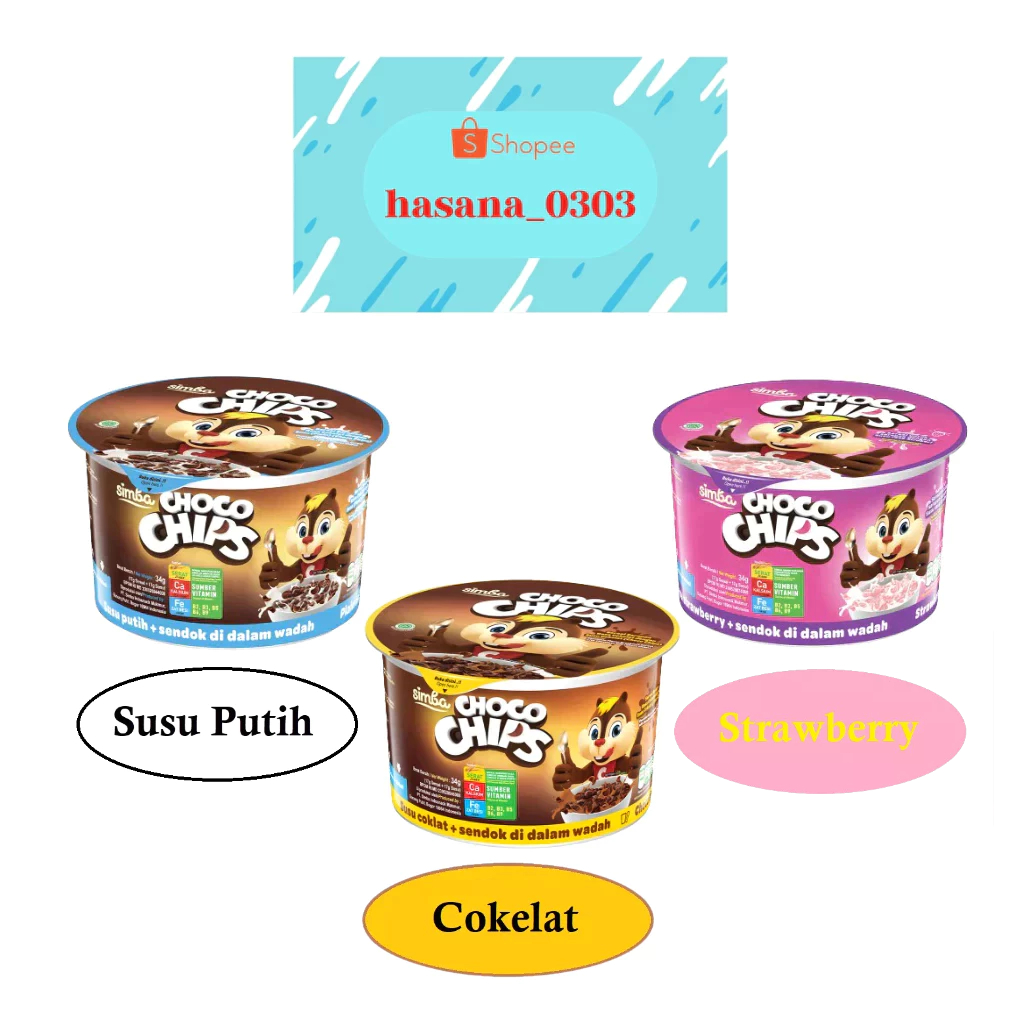 

Simba Choco Chips Sereal Cup 34 Gram