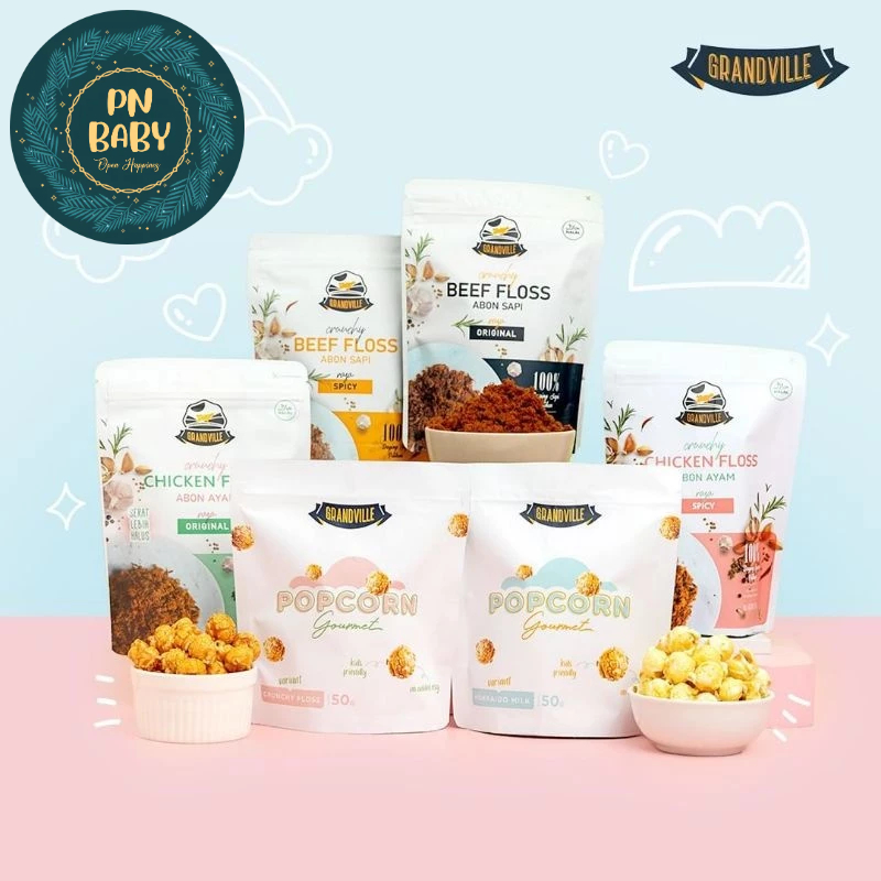

Grandville Abon Bayi MPASI Non MSG 100gr Original dan Spacy
