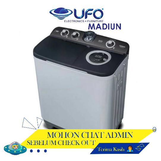Sanken Mesin Cuci 2 Tabung 9 Kg TW933