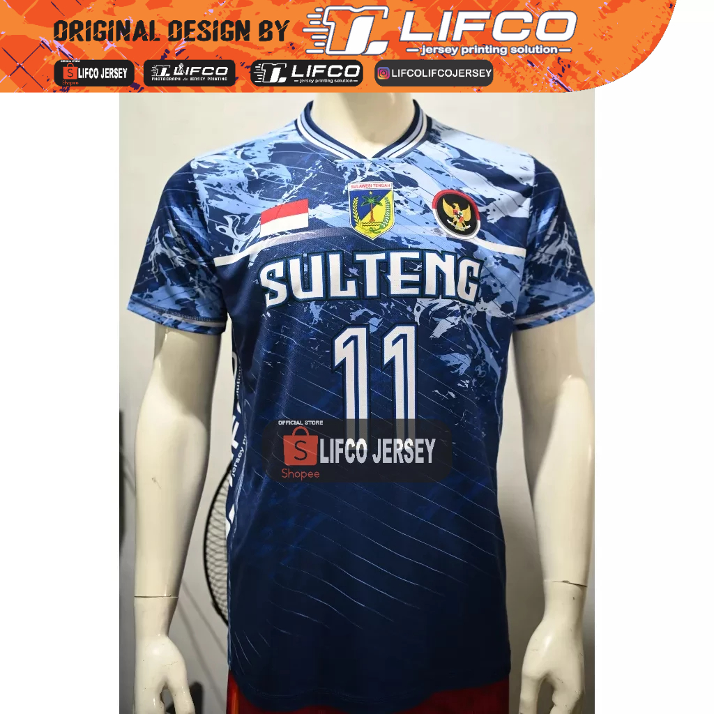 JERSEY LIFCO ORIGINAL BULAN KEMERDEKAAN NUSANTARA SERIES -Sulawesi Tengah-