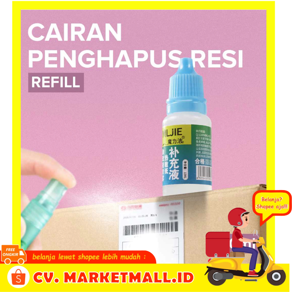 

Market Mall - Refill Cairan Penghapus Tinta Thermal untuk Resi 10ml - MLJIE N10