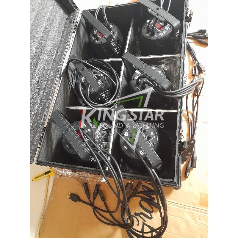 [HANYA BOX / HARDCASE SAJA] Hardcase Parled TRF Isi 6 Original Baru Kotak Lampu LED Panggung (Parled