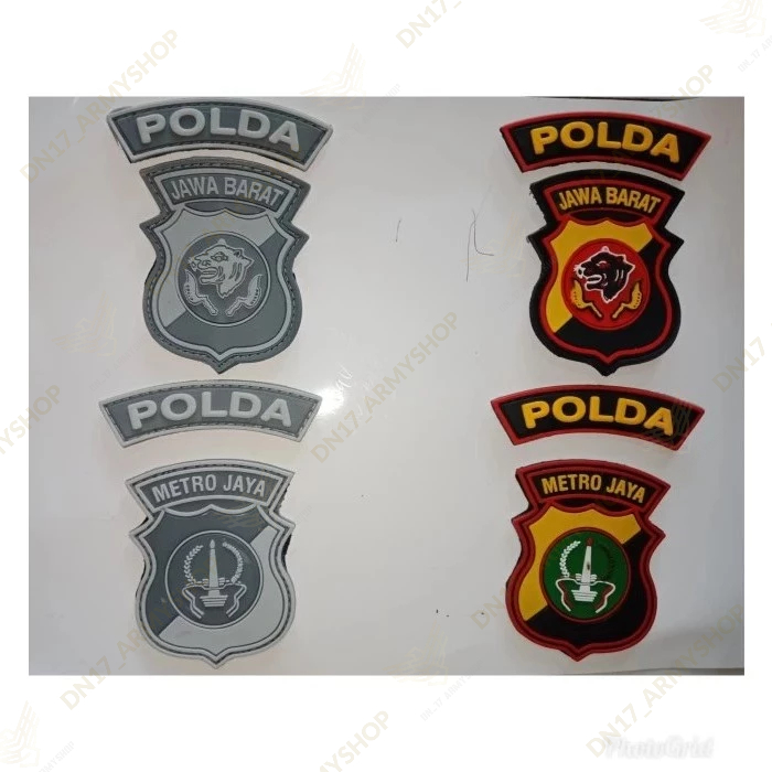 Patch rubber polda metro jaya, polda jabar