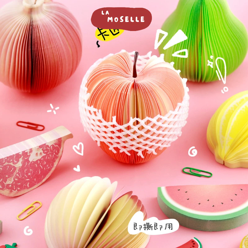 

La Moselle -[SK149] Sticky notes bentuk buah / sticky notes buah / sticky notes 3D / sticky notes 3d bentuk buah / fruit sticky notes / notepad / memo / fruit memo pad / memopad / memo