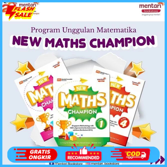 

SALE New Maths Champion | Buku Matematika | Buku SD Termurah