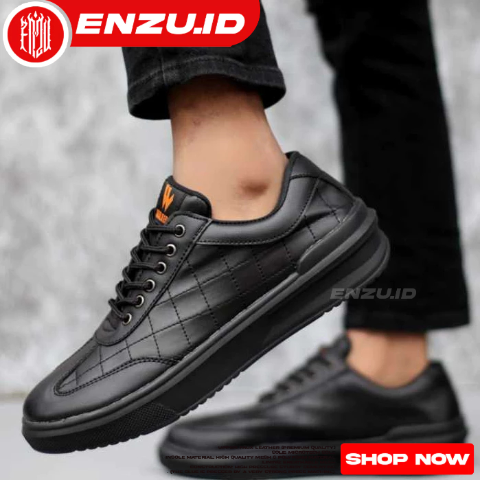 Sepatu Formal Kerja Pria Sepatu Casual Hitam Pria