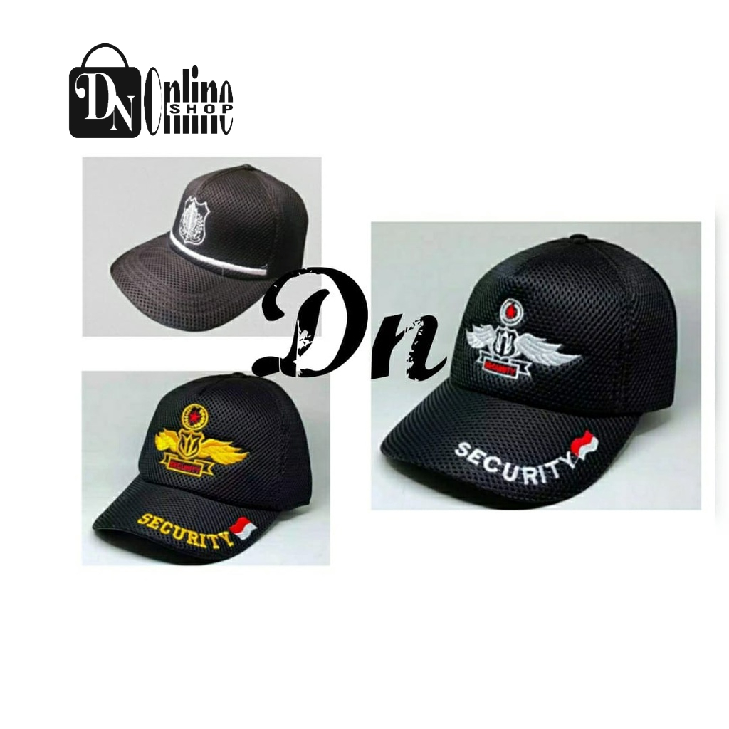 COD Topi Jaring Satpam Security  Topi Satpam Terbaru Topi Satpam