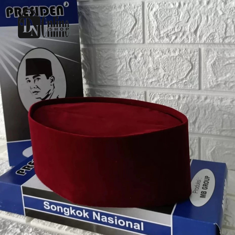 COD Peci merah Betawi songkok si pitung merah maron tinggi 9