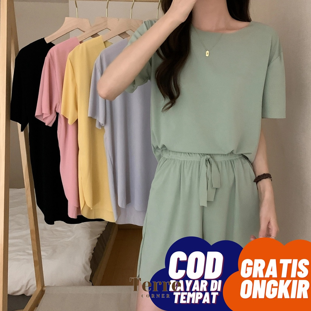 BAJU TIDUR WANITA PIYAMA WANITA PIYAMA PENDEK BAJU TIDUR PENDEK WANITA CELANA PENDEK WANITA PAKAIAN 