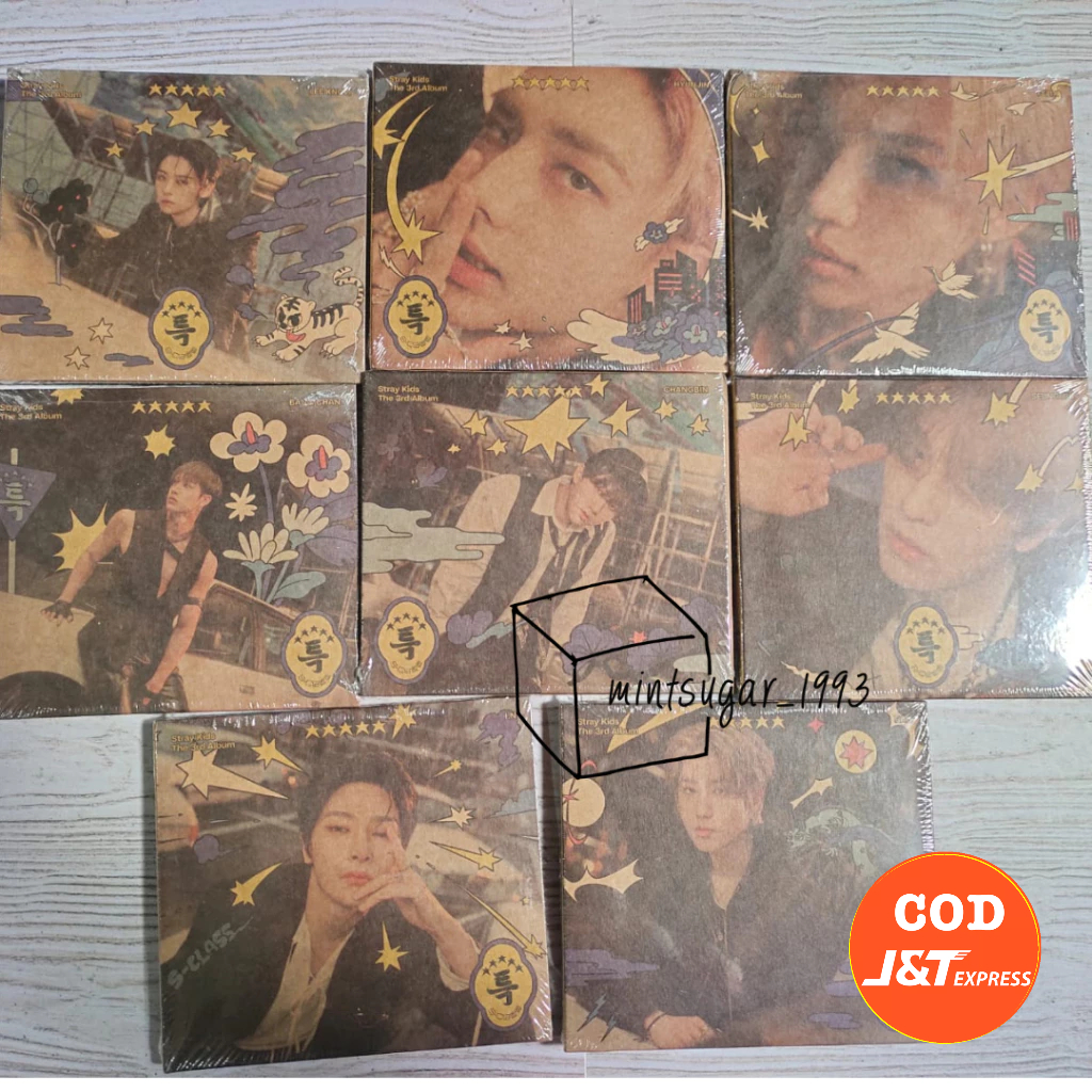 [ READY STOCK SEALED + POB KTOWN4U ] Stray Kids - THE 3RD ALBUM [ ★★★★★ ( 5 - STAR ) ] ( DIGIPACK VE