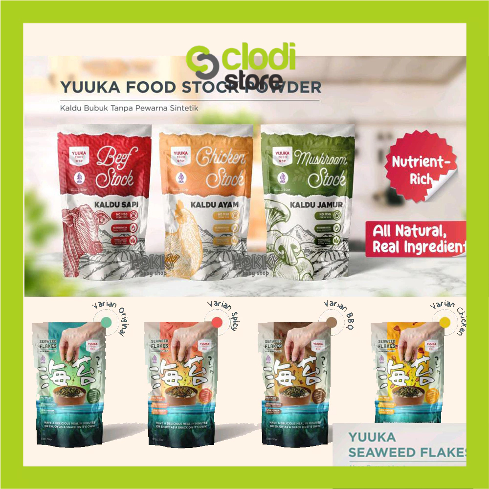 

Yuuka crispy Anchovy Food anti GTM Abon Rumput Laut 50gr Seaweed Flakes Stock Powder Kaldu