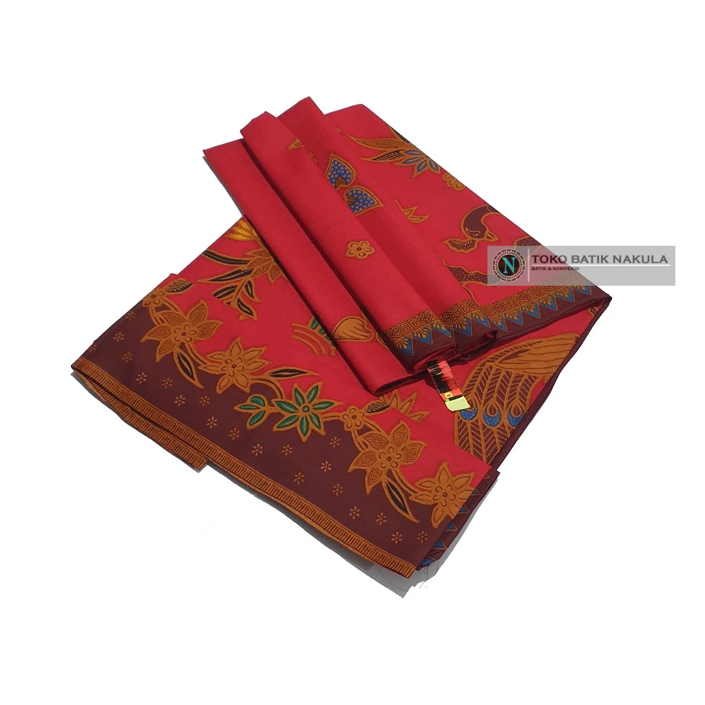 KAIN BATIK H SANTOSO HITAM MANIS 331 / BAHAN BATIK SERAGAM / BATIK UNGGUL JAYA