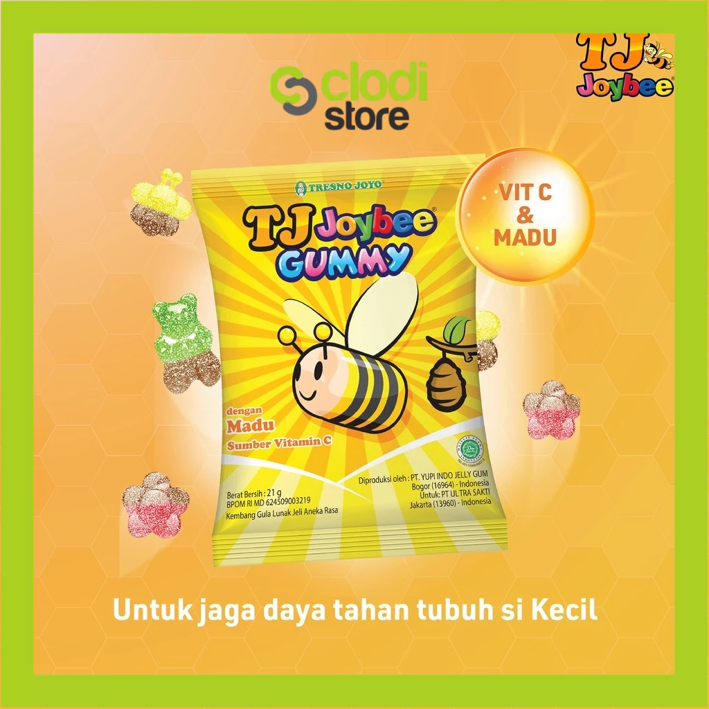 

Permen Gummy Madu TJ Joybee - 1 sachet 21gr