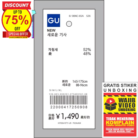 

GU PRICE TAG HANGTAG BARCODE SUPER PREMIUM CO 1X DI KIRIM 600PCS