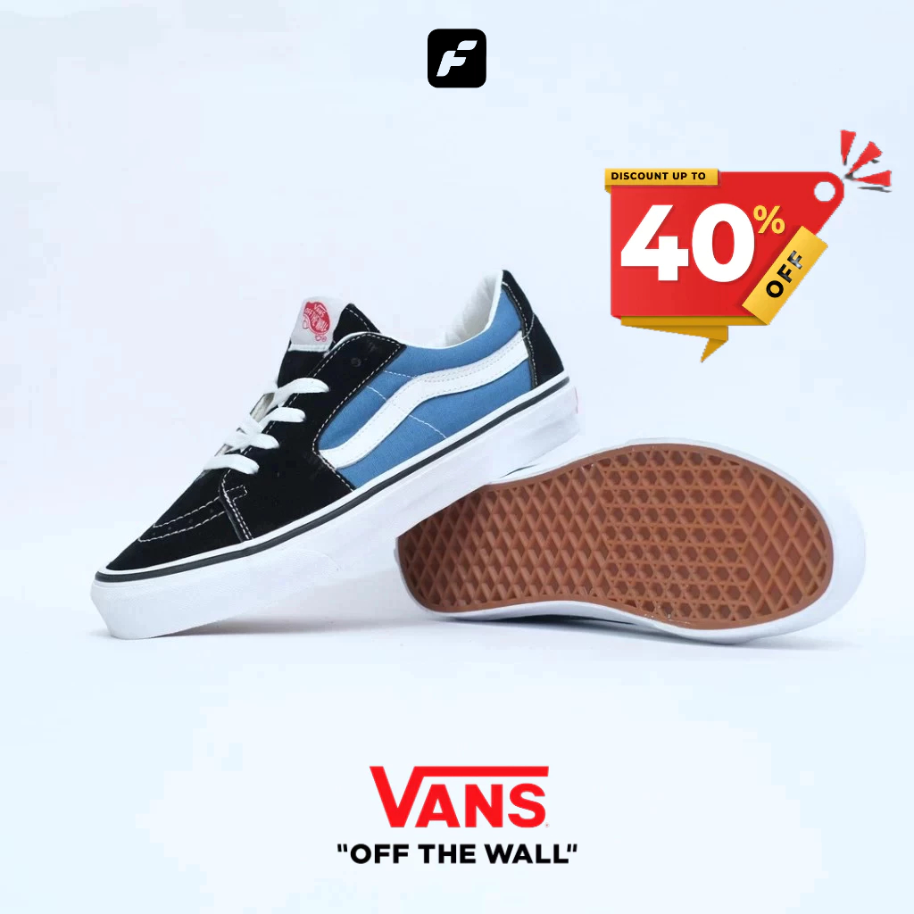 PROMO SK8 Low Navy100% Original Global