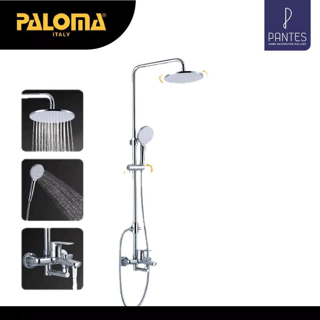 PALOMA FCP 2509 Shower Tiang Set Column Mandi Kran / Kran Panas Dingin