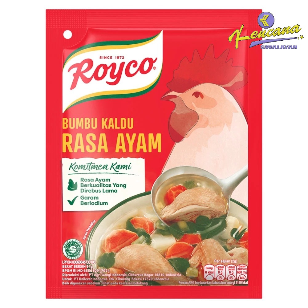 

Royco Bumbu Kaldu Penyedap Rasa Ayam/Sapi 94gr