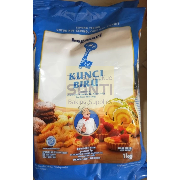

Tepung Terigu Kunci Biru 1000 Gram