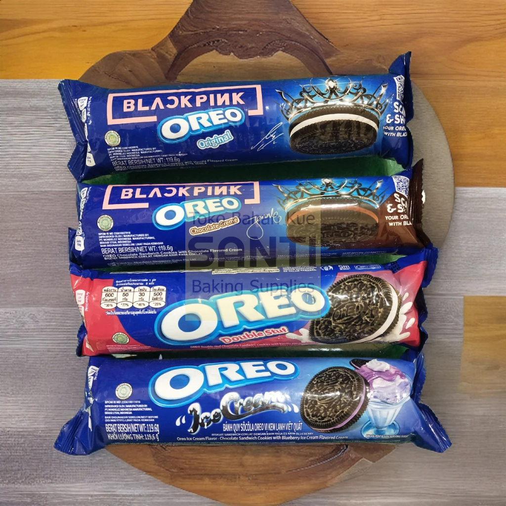 

Oreo | Vanilla Chocolate Blueberry Strawberry Red Velvet | 120gr