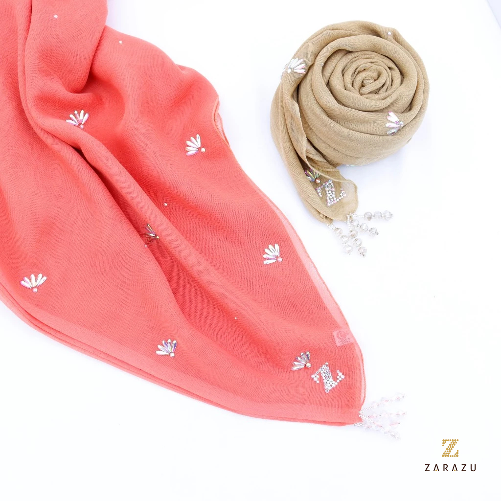 Ivan Scarf - Donna Scarves Flower Paris Japan Crystal Premium by Zarazu