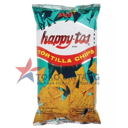 

HAPPY TOS TORTILLA CHIPS 160 GR / HIJAU