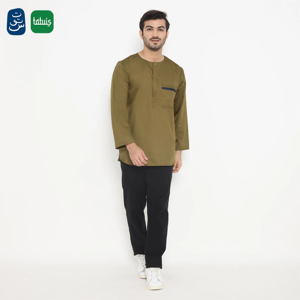 Tatuis Baju Koko Hugo 002  Army Dewasa