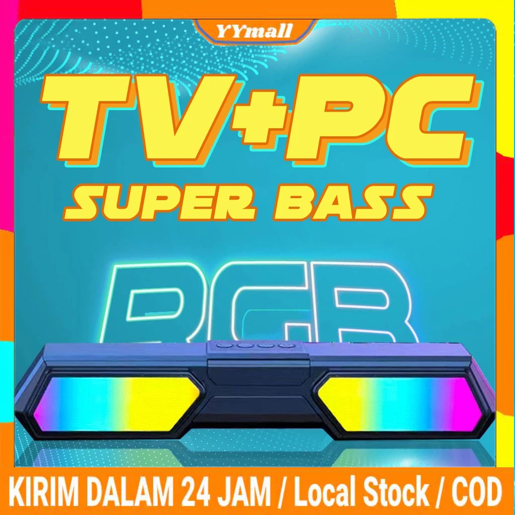 【TV&PC BASS】Speaker Bluetooth Soundbar Super Bass Robot 2 Speaker jbl Original Computer TV Laptop Ga