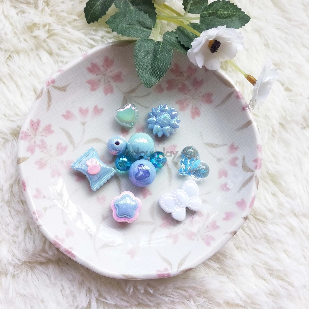 Luxury Bead Mix for Phone Strap Bag Charm Key Chain