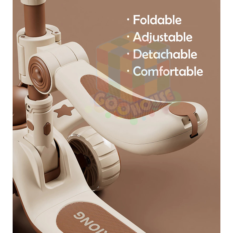 Skuter Anak Roda 3 Skuter Lipat Anak Luar Skuter Mainan Anak Laki Laki Dan Perempuan Kids Scooter