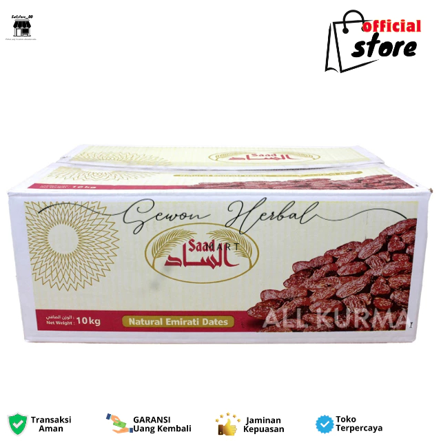 

Kurma Khalas Saad & King Khalas, Kurma Saad Khalas 10 Kg Kemasan Terbaru 2023