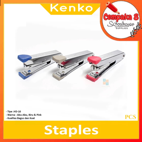 

KENKO - Stapler Staples Warna HD-10 (FAPT) - Pcs Satuan - UTI0435