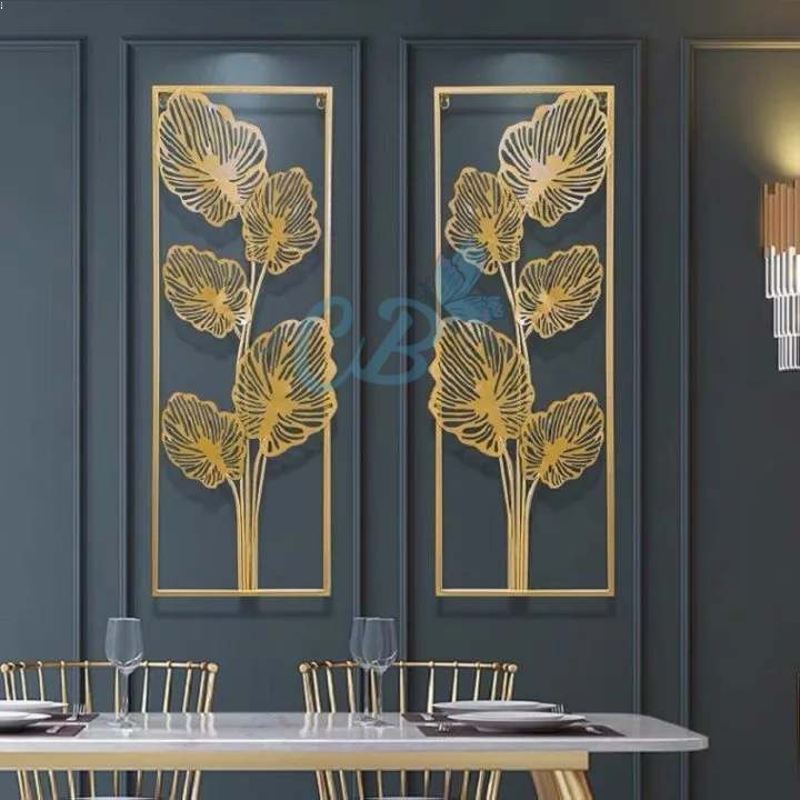 BIG PROMO TERMURAH-CODWALL DECOR HIASAN NORDIC DINDING/MURAL TANAMAN BESI/GAYA MINIMALIS MODERN