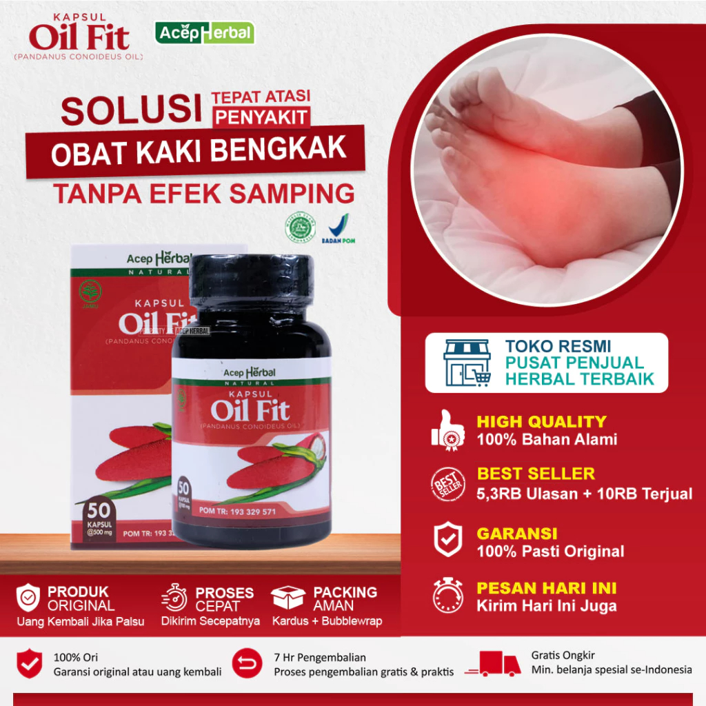 OilFit - Obat Kaki Bengkak Penumpukan Cairan Kaki Bengkak Karena Diabetes Kaki Bengkak Asam Urat Ama