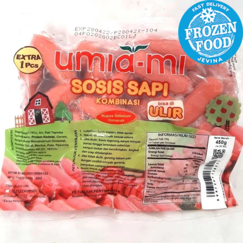 

Umiami Sosis Cocktail 450g Isi 50