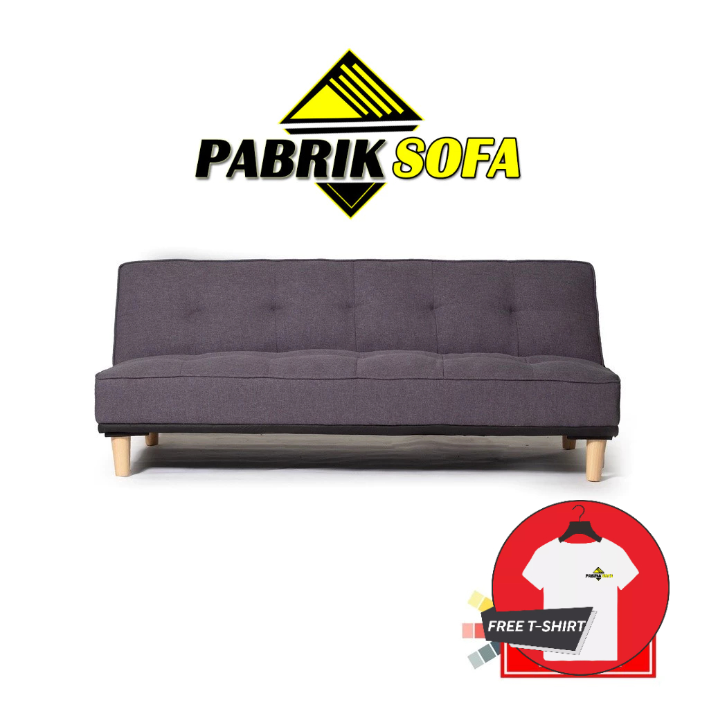 Sofa Bed Kanza / Sofa Bad Jati Belanda Full Busa KUNINGAN
