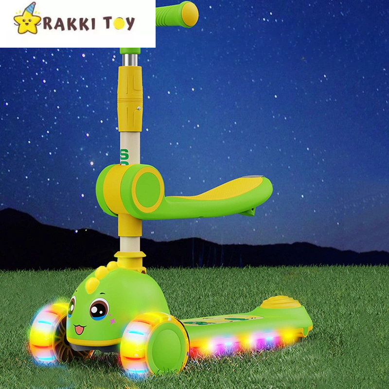 Skuter Anak 3 Roda Dengan Lampu Dan Musik | Skuter Dinosaurus 3 Roda Dengan Lampu Dan Musik