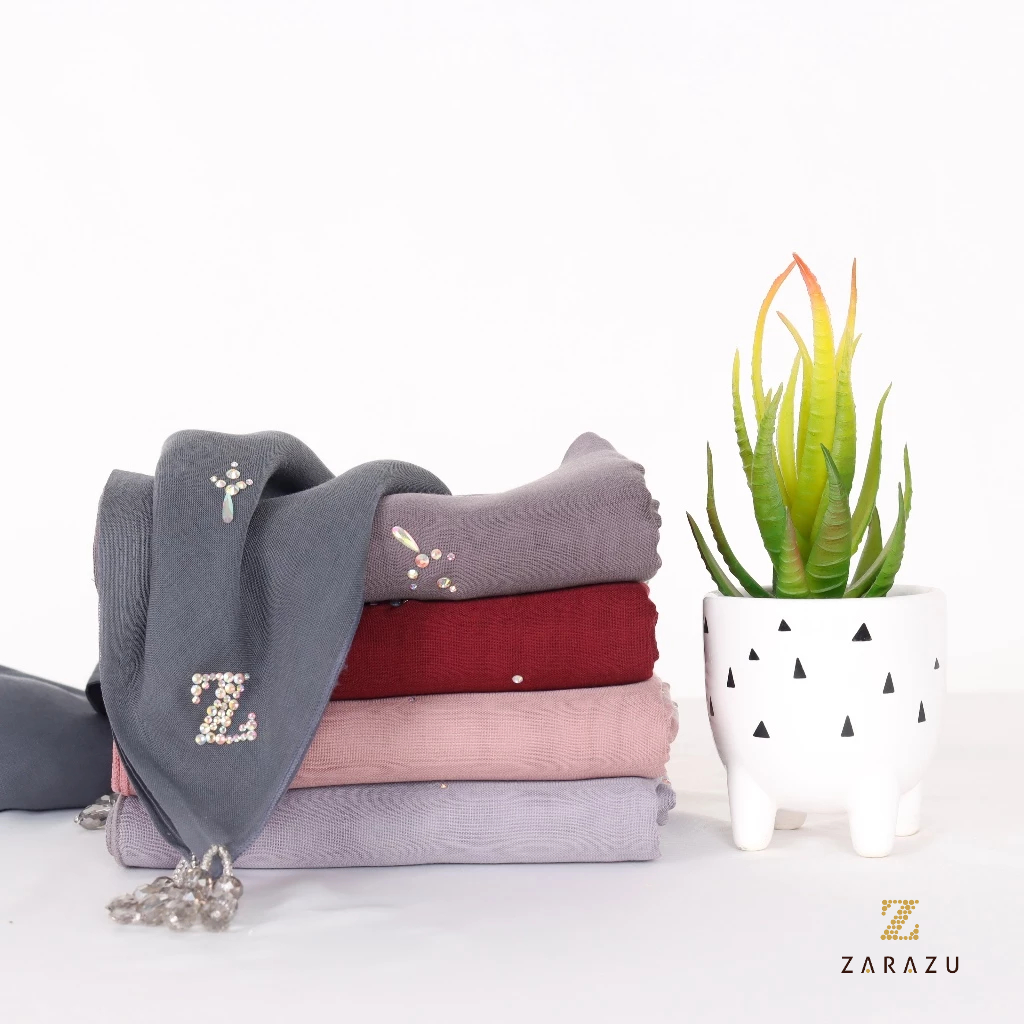 Nada Scarves - Donna Scarf Paris Japan Crystal Premium by Zarazu [Dark Series]