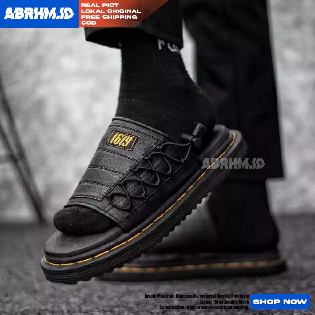 ABRHM Sandal Slide Pria Docmart Sendal Selop Pria Distro Original
