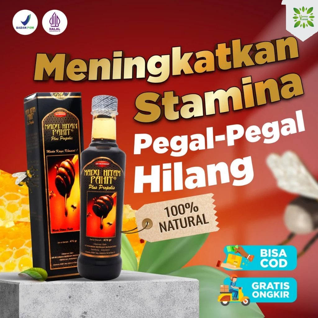 

Madu Hitam Pahit Ar Rohmah | 470gr | 750gr