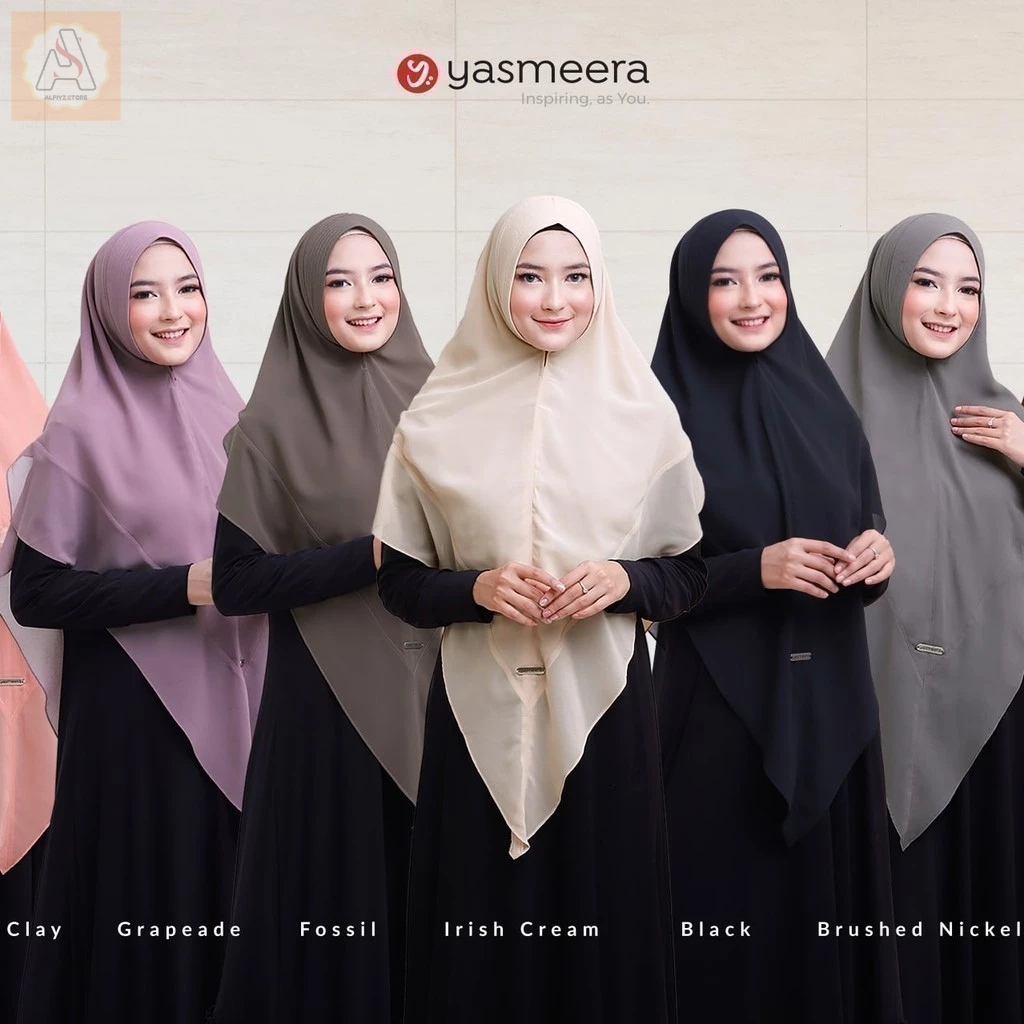 YASMEERA | Khimar Hanaya Wanita | Kerudung Hijab Yasmeera Hanaya Terbaru