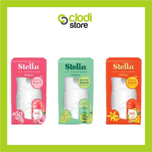 Stella Matic Box Set Pengharum Pewangi Ruangan Otomatis
