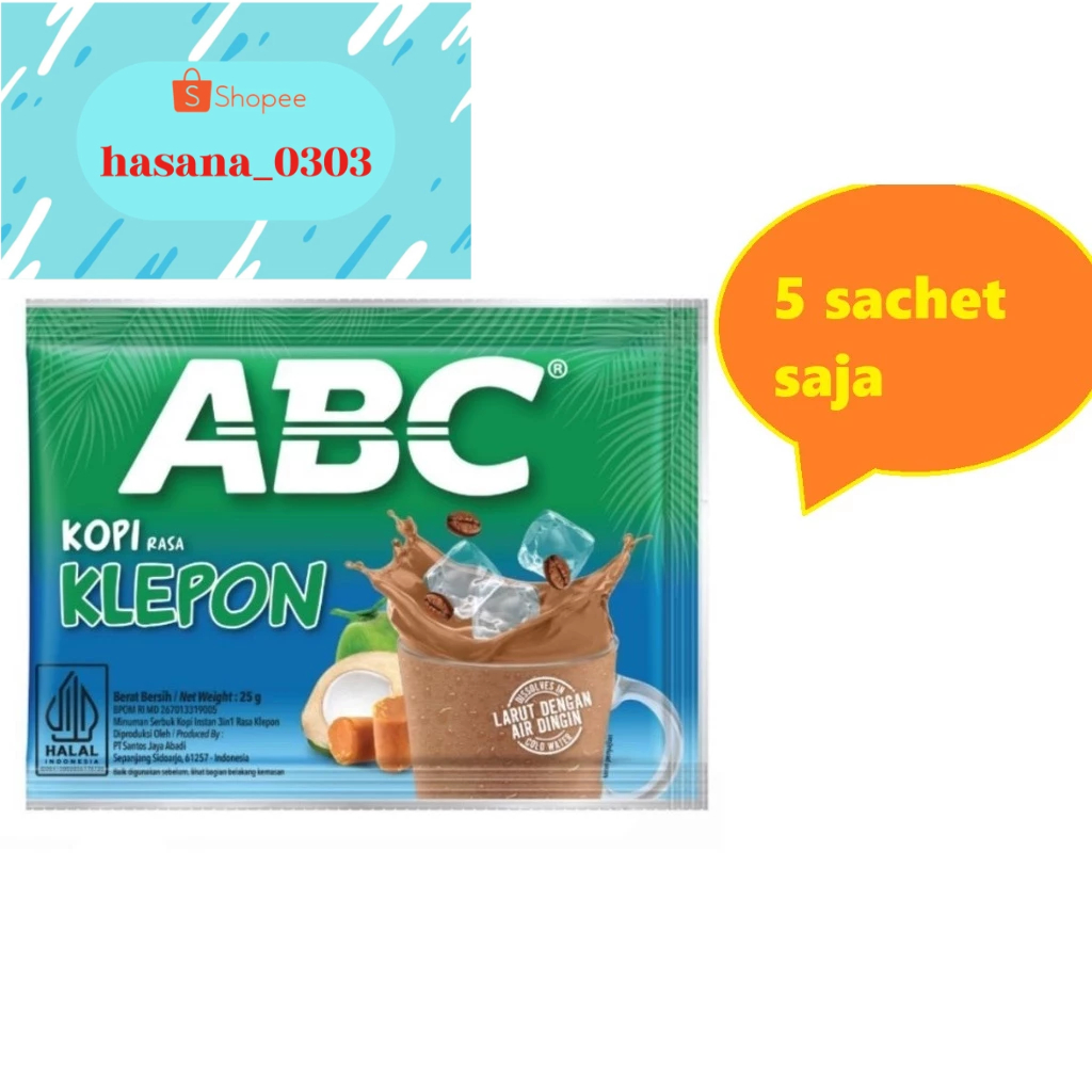 

ABC Kopi Klepon HEMAT BELI 5 SACHET SAJA