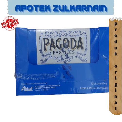 

PAGODA PASTILES RASA MINT DISCTOP permen hisap