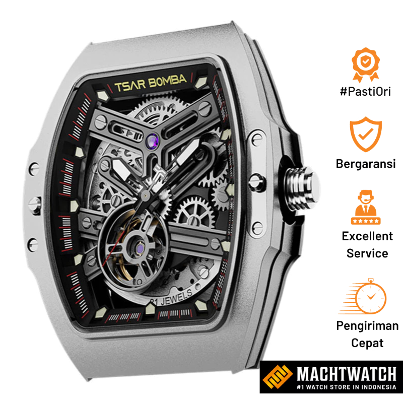 Jam Tangan Pria Tsar Bomba TB8218(1+7)FKM-01 Atomic Collection Interchangeable Watch Set