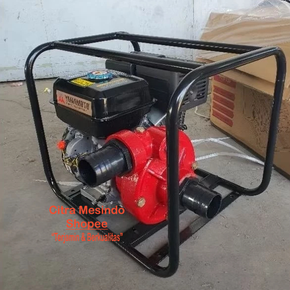 Waterpump Pompa Air Turbo Model Keong Ukuran 3 Inch Bahan Bakar Bensin Memakai Mesin Gx 390 Yamamoto
