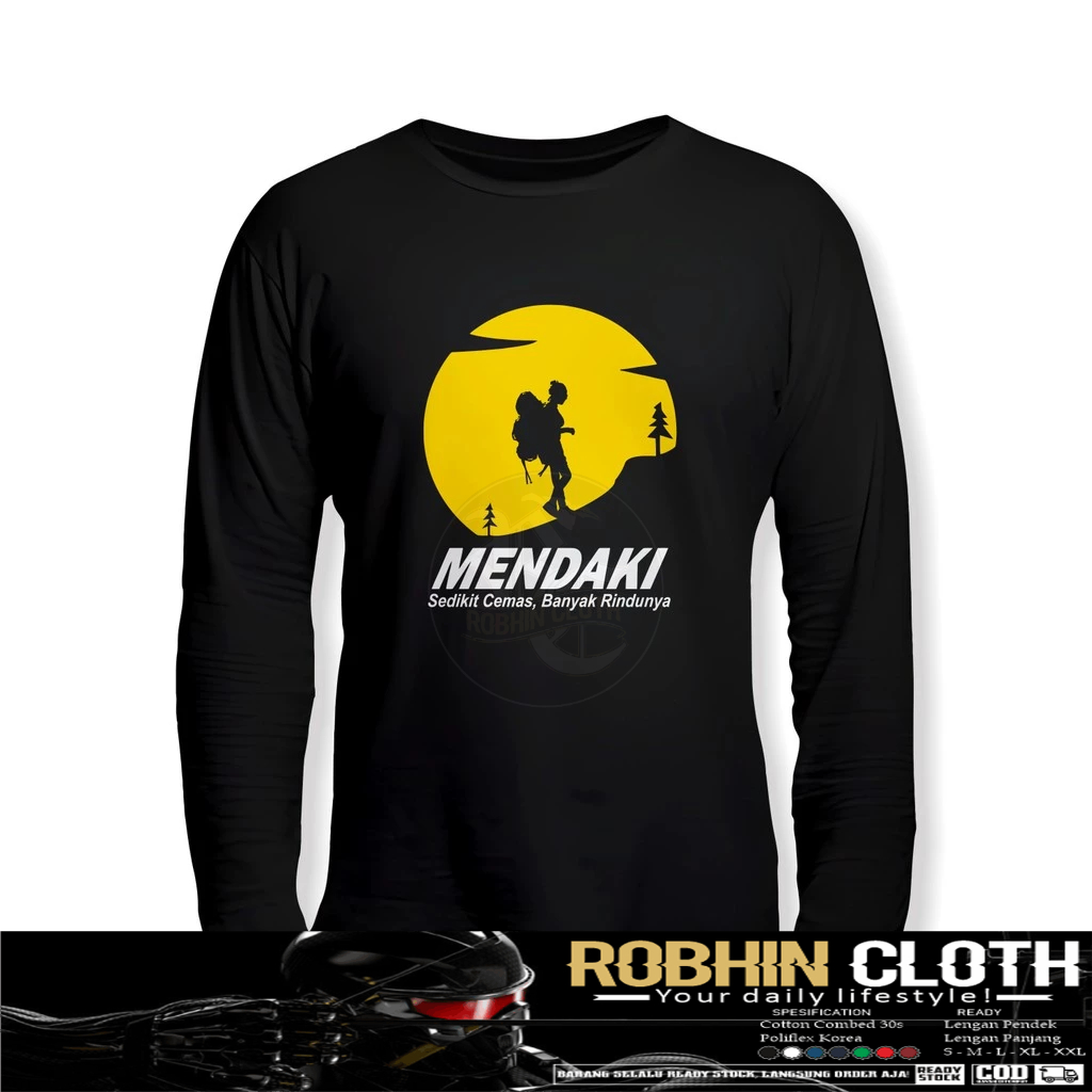 Kaos Baju Mendaki Lengan Panjang Kaos Distro