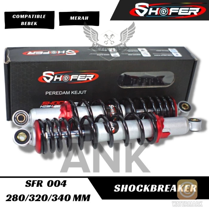 Shockbreaker Shafer 04 Non Tabung Shock Motor Bebek Uk 280 320 340Mm