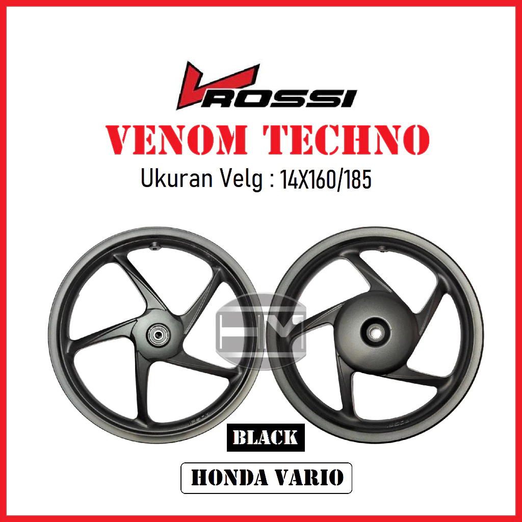 VELG VROSSI VENOM TECHNO Motor VARIO 110 Ring 14X160/185